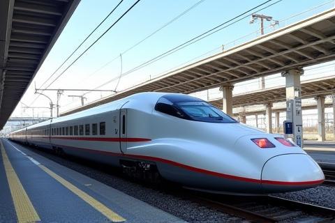 Shinkansen bullet train image